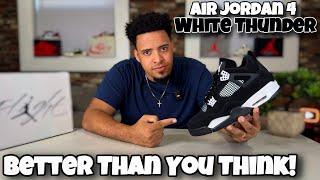 Air Jordan 4 White Thunder - Sit or Sell? Better Than Some Grails ! Review & On Feet