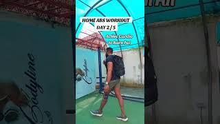 HOME ABS WORKOUT Day 2 of 5