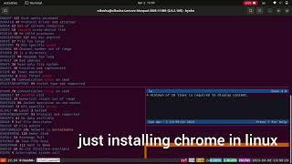 yes, just installing chrome in linux.