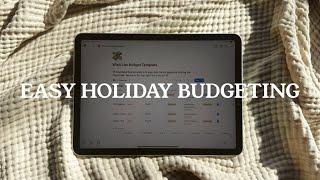 Holiday Budgeting in 30 Minutes with NOTION! | Free Budgeting Template | aja dang