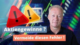 Vermeide diesen häufigen Trading-Fehler: Aktien-Gewinne zu früh mitgenommen!