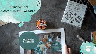 Kosmetikverpackung dekorieren