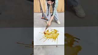 Joybos®Self-Wringing Sponge Mops for Floor Cleaning Squeeze with 2 PVA Sponge Heads
