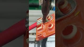 Wire plug soldering process- Good tools and machinery make work easy