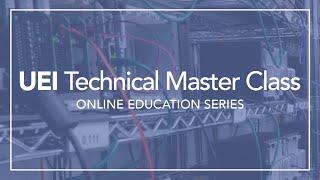 UEI Technical Master Class: Application Architecture