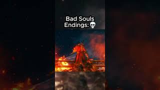The Souls Series Bad Endings Go HARD #eldenring #gaming #darksouls #fromsoftware