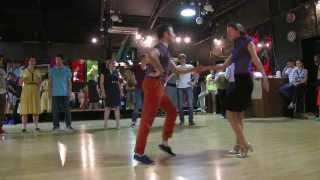 Lindy Hop JnJ Finals at Crazy Tea Party - Final "Funk" Jam