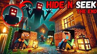 HORROR HIDE N SEEK!  THE END Minecraft horror video in hindi