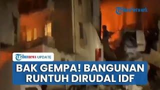 Ledakan Bak Gempa Bumi, Serangan Israel Tewaskan 22 Orang dan Runtuhkan Gedung Bertingkat di Beirut