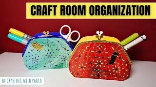 Craft room organization: beautiful tool box