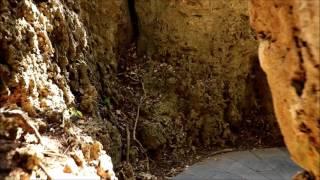 Walk through Antique Cave, Eluanbi Park, Kenting, Taiwan