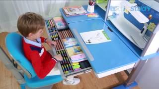 Istudy Z01 intelligent ergonomic children study table one minutes