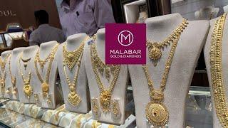 Malabar gold necklace designs with price gold choker gold long necklace turkish necklace design