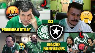 REAÇÕES dos PALMEIRENSES FURIOSOS com a DERROTA na "FINAL" - PALMEIRAS 1X3 BOTAFOGO [REACT BR 2024]