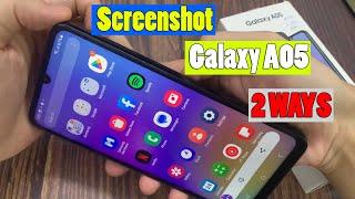 SAMSUNG GALAXY A05: 2 WAYS TO TAKE SCREENSHOTS