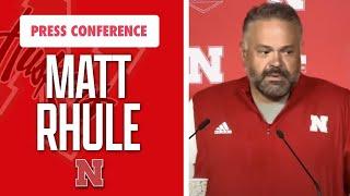 Nebraska Football Head Coach Matt Rhule meets with the media on Tuesday as Fall Camp opens | Huskers