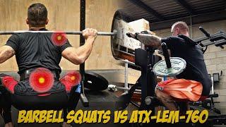 Lee Priest vs. Barbell Squats: Why the ATX-LEM-760 Wins for Back Safety!