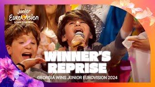 Winner’s Reprise! Andria Putkaradze - To My Mom | Georgia   | Junior Eurovision 2024 | #JESC2024