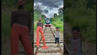 funny train vs sand sculpture special effects on the train driver half #train #vfx #trending #shorts