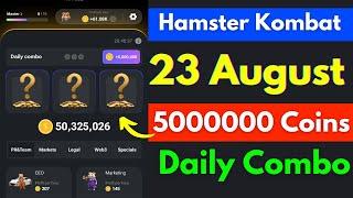 23 August daily combo | hamster kombat daily combo | 23 August daily combo hamster kombat