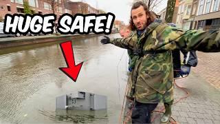 HUGE SAFE Found Magnet Fishing! Is There Anything Inside?!