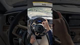 You Only Need One Finger to Steer the Rolls Royce Spectre (POV Drive #shorts)