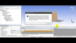 Fix ansys error: "a internal solution magnitude limit was exceeded"