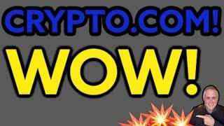 CRYPTO.COM - WOW! HUGE DEAL! CRO COIN HOLDERS THIS IS MASSIVE! CRO COIN NEWS!