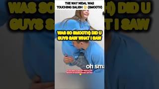 The WAY Nidal Wonder was TOUCHING Salish Matter? #nalish #shorts #trending #love #shortvideo #fyp