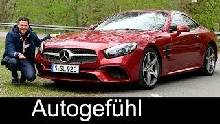 Mercedes SL FULL REVIEW Facelift SL 400 / SL SL 450 test driven 2018/2017