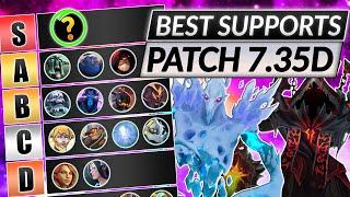 NEW SUPPORT TIER LIST Patch 7.35D - Best Position 5 Heroes RANKED - Dota 2 Guide