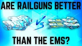 Are Railguns BETTER than the EMs? | Mech Arena Comparison