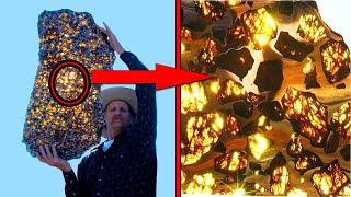 Man Cuts Open a Rare Meteorite He Discovered. What Was Found Inside is Truly Mind-Blowing