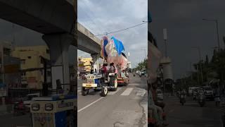 Ganesh Transporting At Hyderabad | Biggest Ganesh Aagman 2024 #ganesh2024 #ganeshtransporting2024