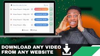 How to Download any Video from any Website on Chrome for FREE (2024) | Free Chrome Video Downloader