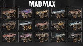 Mad Max - All Archangels Cars Gameplay (All Magnum Opus Upgrades) SHOWCASE