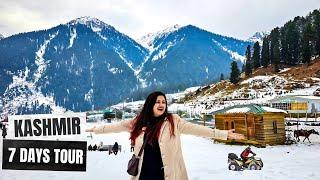 Kashmir Tourist Places | Kashmir Tour Budget | 7 Day Tour Guide to Kashmir | Kashmir vlog in Hindi