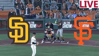 LIVE MLBSan Francisco Giants VS San Diego Padres/Baseball Spring training /MLB THE SHOW