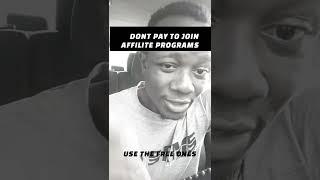 Don't pay to start affiliate marketing in Nigeria  #makingmoneyonline