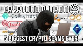 Top 5 Biggest Scams In Cryptocurrency EVER