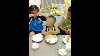Children are so well-behaved that their mother feels very relieved. #Education Growth Plan #human t