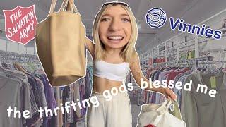 THRIFT WITH ME VLOG + TRY ON HAUL