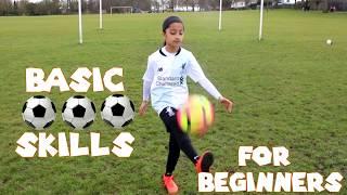 Basic Football Skills For Beginners - Soccer Skills Tutorial