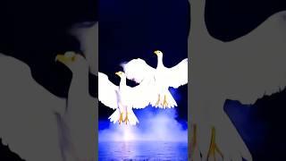 Shocking Transformation: Human to Eagles on AGT! #americagottalent #agt #magic #talent #shorts