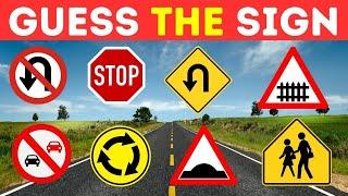 Ultimate Road Sign Quiz 2024: Traffic Signs & Driving Knowledge Test | The Quiz Ocean