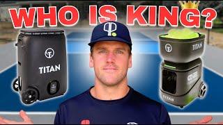 Which Ball Machine is RIGHT for you? Titan One vs Titan Ace