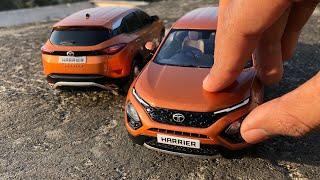 Unboxing of Mini Tata Harrier Diecast Car with Interiors | Giveaway | Accessories By Tata Motors