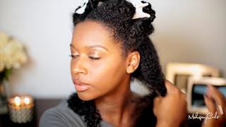 The Wash N Go Series: Kinky Curly Curling Custard Tutorial Ep.1