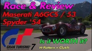 GT7 - Maserati A6GCS / 53 Spyder '54 #gt7 #raceandreview