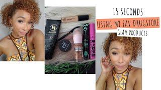 15 Sec Using My Favorite Drugstore Glam Products |Worth Every Penny| #makeupbykiani #youtubeshorts